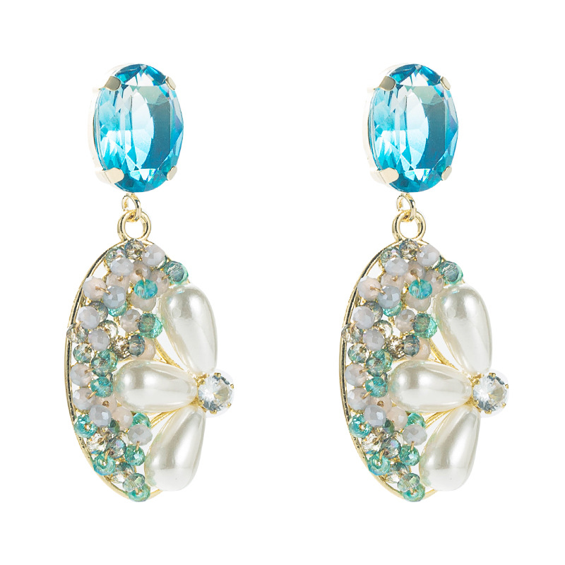 Fashion Jewelry Rhinestone Earrings For Women YWHME-942 