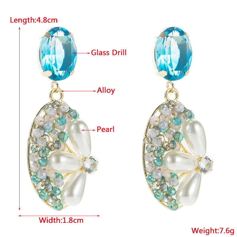 Fashion Jewelry Rhinestone Earrings For Women YWHME-942 