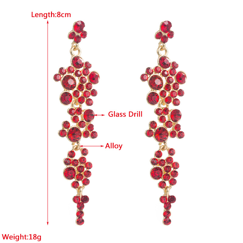 Fashion Jewelry Rhinestone Earrings For Women YWHME-943 