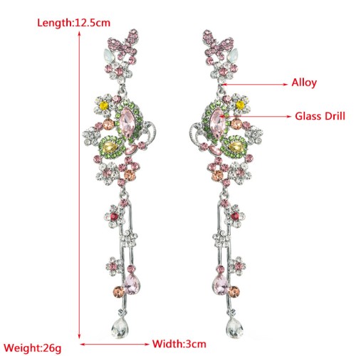 Fashion Jewelry Rhinestone Earrings For Women YWHME-944