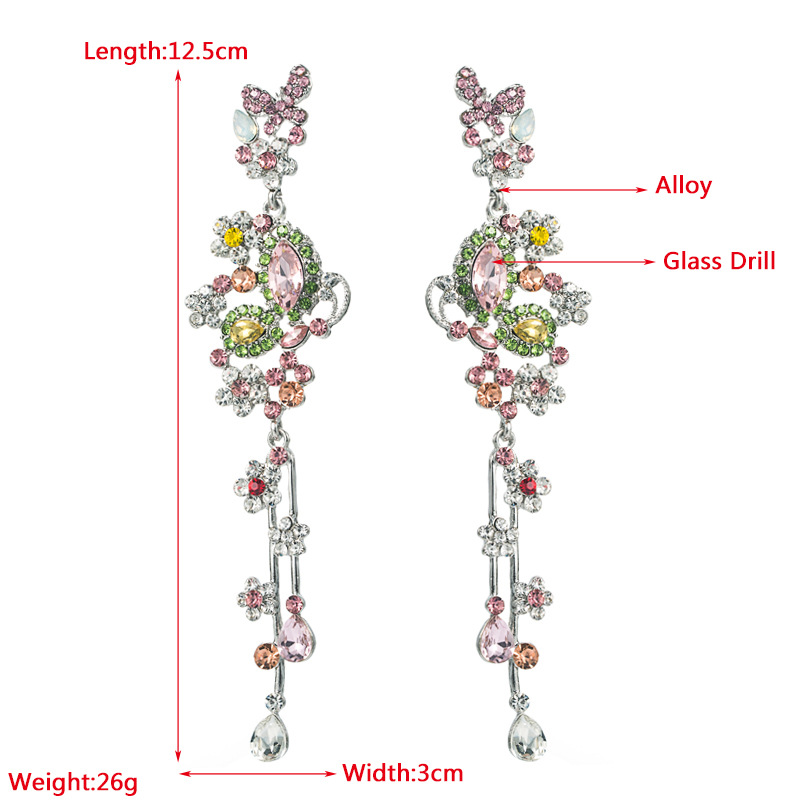 Fashion Jewelry Rhinestone Earrings For Women YWHME-944 