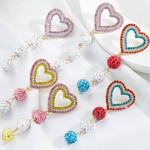 Fashion Jewelry Rhinestone Earrings For Women YWHME-945