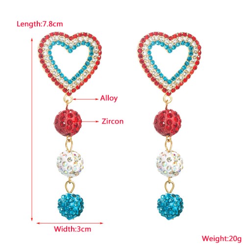 Fashion Jewelry Rhinestone Earrings For Women YWHME-945