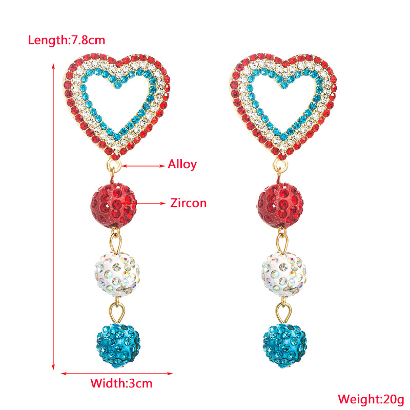 Fashion Jewelry Rhinestone Earrings For Women YWHME-945 