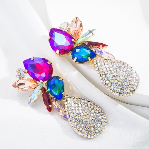 Fashion Jewelry Rhinestone Earrings For Women YWHME-946