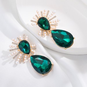 Fashion Jewelry Rhinestone Earrings For Women YWHME-947 