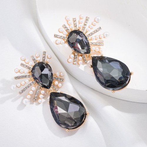 Fashion Jewelry Rhinestone Earrings For Women YWHME-947