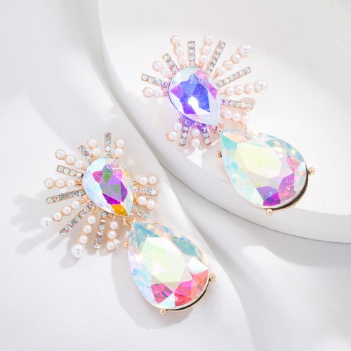 Fashion Jewelry Rhinestone Earrings For Women YWHME-947