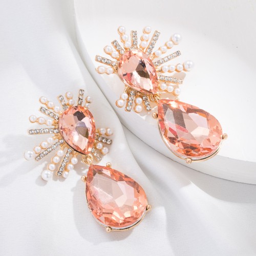 Fashion Jewelry Rhinestone Earrings For Women YWHME-947