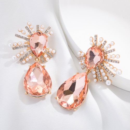 Fashion Jewelry Rhinestone Earrings For Women YWHME-947