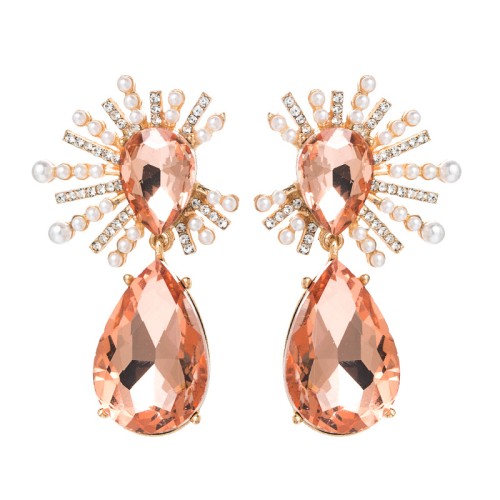 Fashion Jewelry Rhinestone Earrings For Women YWHME-947