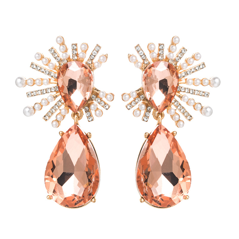 Fashion Jewelry Rhinestone Earrings For Women YWHME-947 