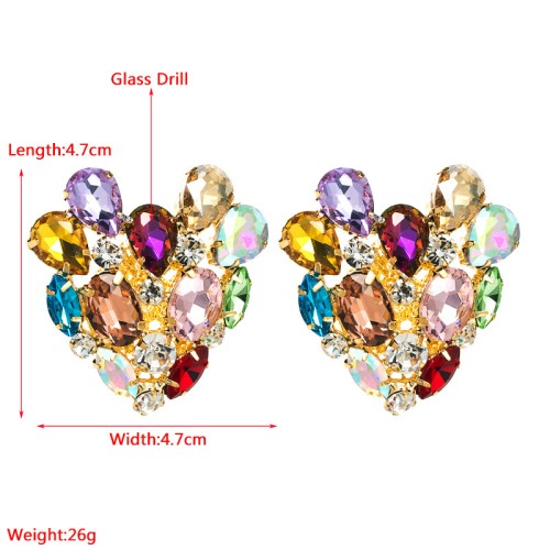 Fashion Jewelry Rhinestone Earrings For Women YWHME-948