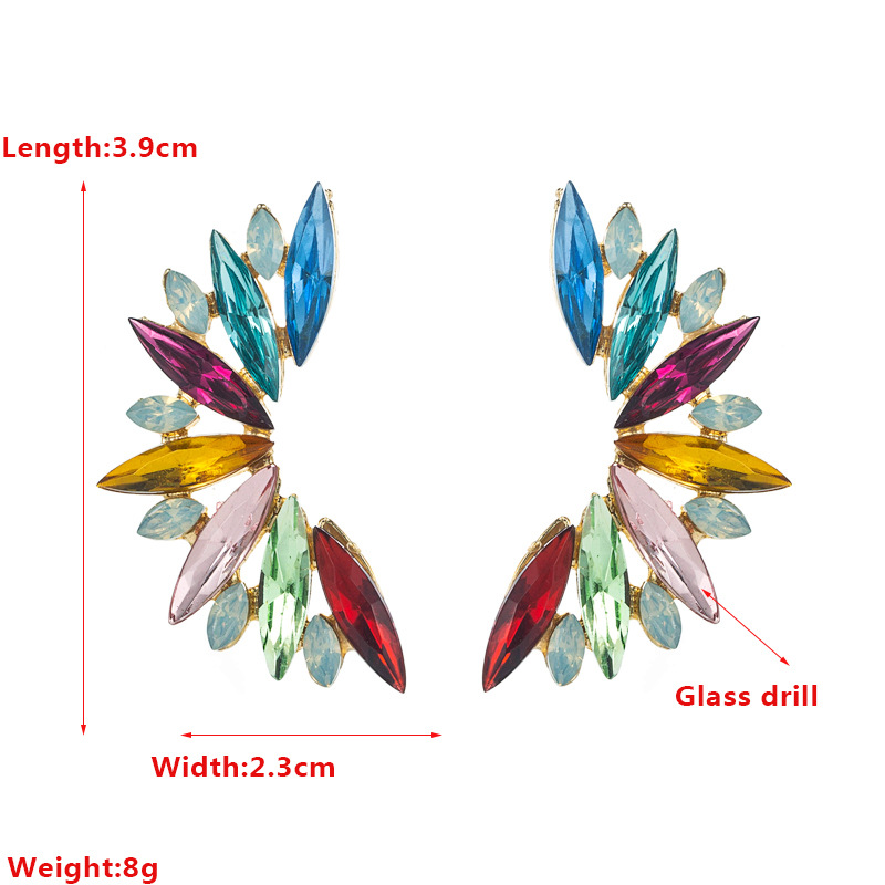 Fashion Jewelry Rhinestone Earrings For Women YWHME-949 