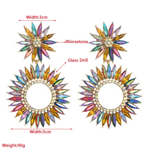 Fashion Jewelry Rhinestone Earrings For Women YWHME-950