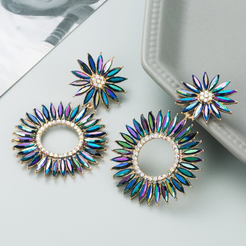 Fashion Jewelry Rhinestone Earrings For Women YWHME-950