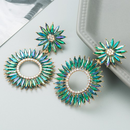 Fashion Jewelry Rhinestone Earrings For Women YWHME-950