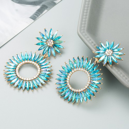 Fashion Jewelry Rhinestone Earrings For Women YWHME-950