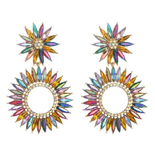 Fashion Jewelry Rhinestone Earrings For Women YWHME-950