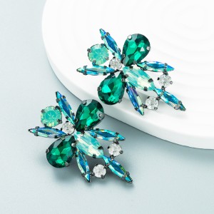 Fashion Jewelry Rhinestone Earrings For Women YWHME-952 