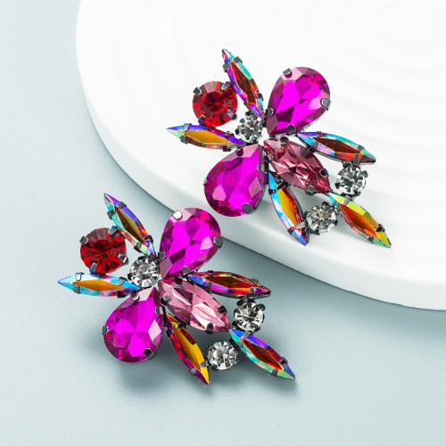 Fashion Jewelry Rhinestone Earrings For Women YWHME-952