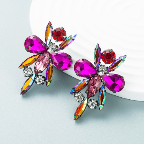 Fashion Jewelry Rhinestone Earrings For Women YWHME-952