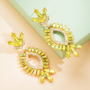 Fashion Jewelry Rhinestone Earrings For Women YWHME-953 