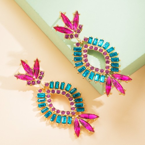 Fashion Jewelry Rhinestone Earrings For Women YWHME-953