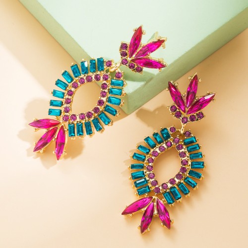 Fashion Jewelry Rhinestone Earrings For Women YWHME-953