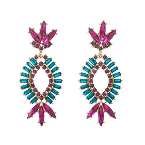 Fashion Jewelry Rhinestone Earrings For Women YWHME-953