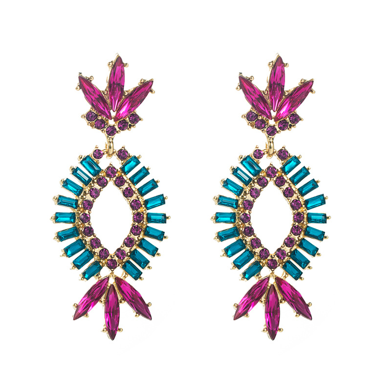 Fashion Jewelry Rhinestone Earrings For Women YWHME-953 