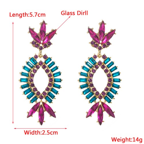 Fashion Jewelry Rhinestone Earrings For Women YWHME-953