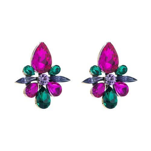 Fashion Jewelry Rhinestone Earrings For Women YWHME-955