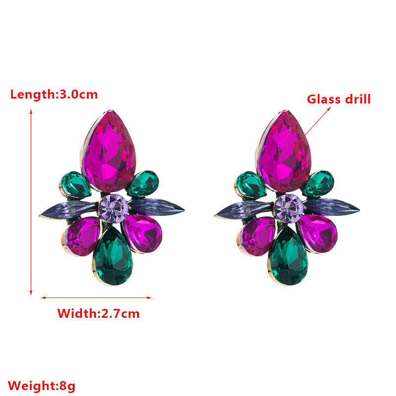 Fashion Jewelry Rhinestone Earrings For Women YWHME-955 