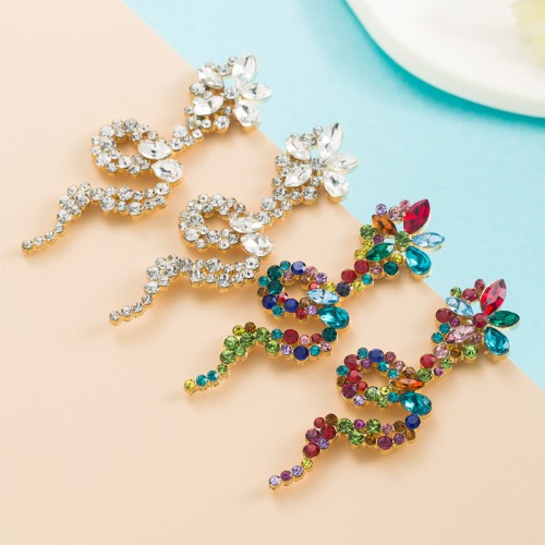 Fashion Jewelry Rhinestone Earrings For Women YWHME-956