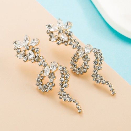 Fashion Jewelry Rhinestone Earrings For Women YWHME-956