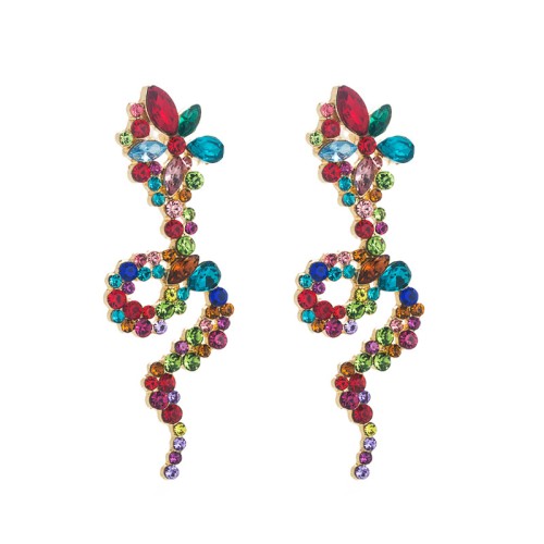 Fashion Jewelry Rhinestone Earrings For Women YWHME-956