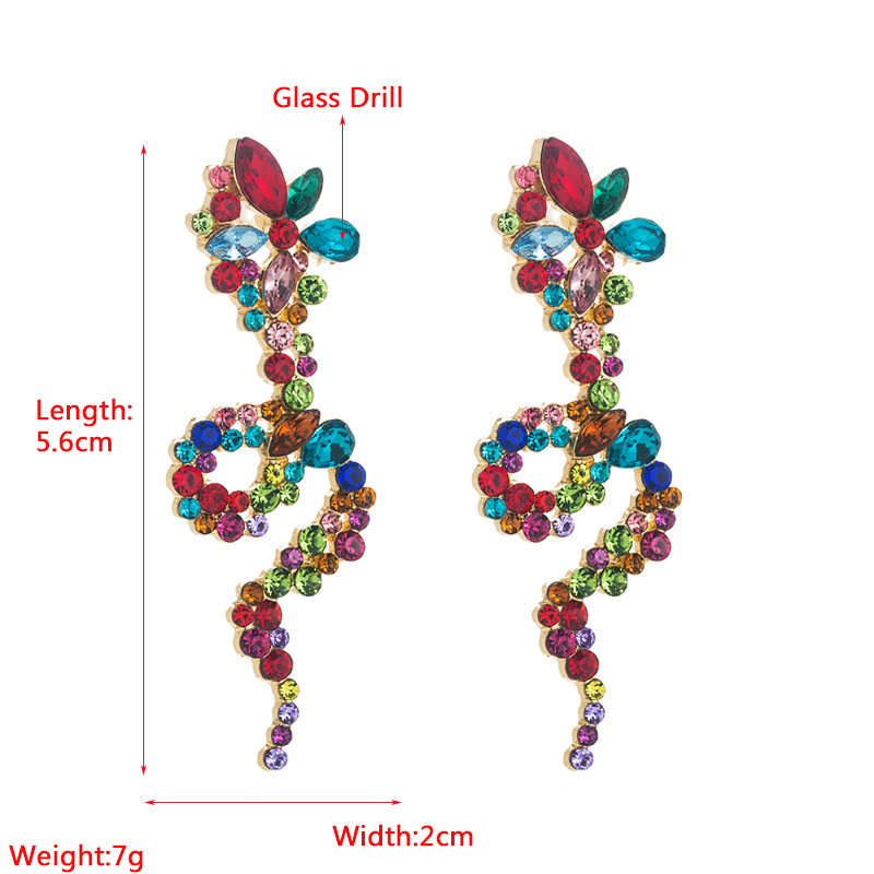 Fashion Jewelry Rhinestone Earrings For Women YWHME-956 