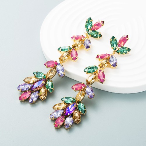 Fashion Jewelry Rhinestone Earrings For Women YWHME-957