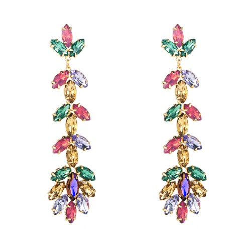 Fashion Jewelry Rhinestone Earrings For Women YWHME-957