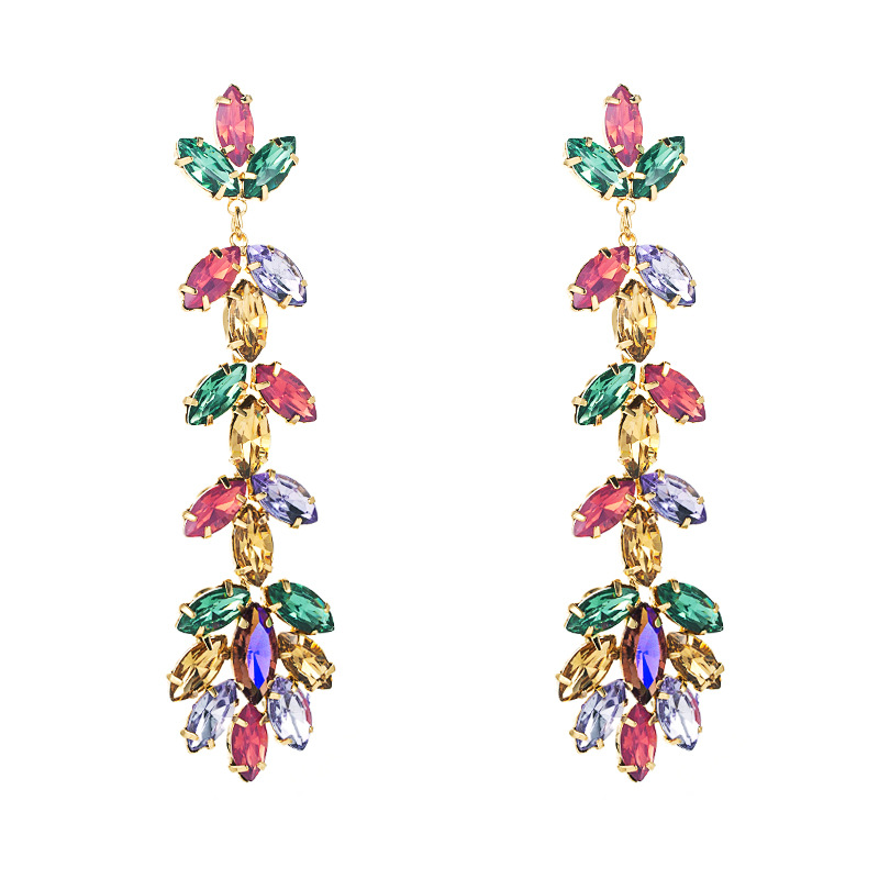 Fashion Jewelry Rhinestone Earrings For Women YWHME-957 