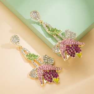 Fashion Jewelry Rhinestone Earrings For Women YWHME-958 