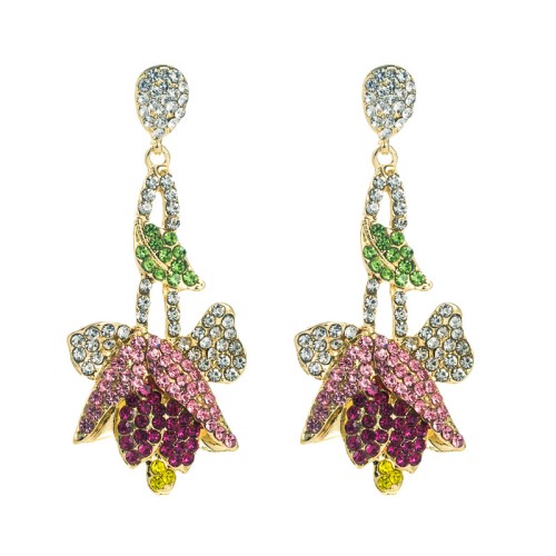 Fashion Jewelry Rhinestone Earrings For Women YWHME-958