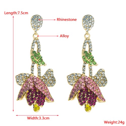 Fashion Jewelry Rhinestone Earrings For Women YWHME-958