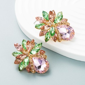 Fashion Jewelry Rhinestone Earrings For Women YWHME-959 