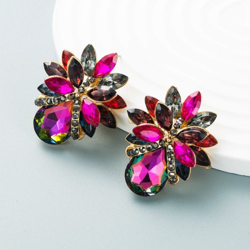 Fashion Jewelry Rhinestone Earrings For Women YWHME-959