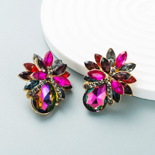 Fashion Jewelry Rhinestone Earrings For Women YWHME-959