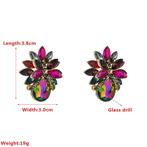 Fashion Jewelry Rhinestone Earrings For Women YWHME-959