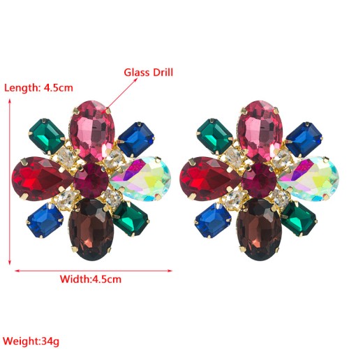 Fashion Jewelry Rhinestone Earrings For Women YWHME-960