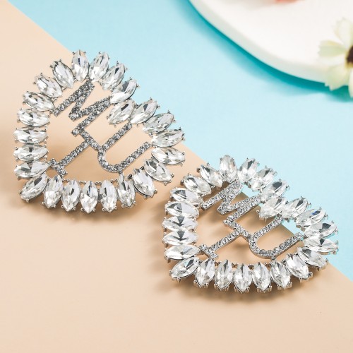 Fashion Jewelry Rhinestone Earrings For Women YWHME-961